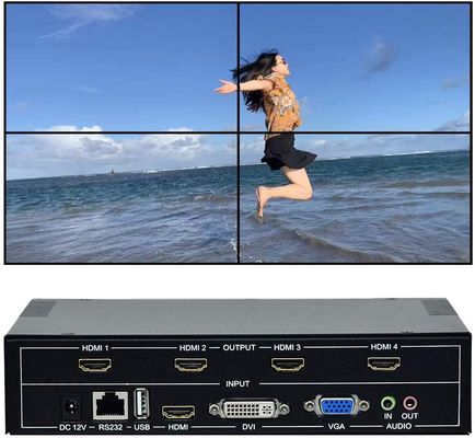 1x2 1x3 2x1 3x1のビデオ壁のコントローラー2x2 3X3継ぎ目が無いlcdのビデオ壁のコントローラー