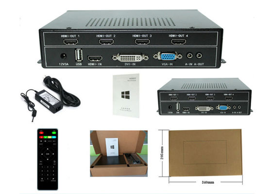 1080P 2x2 HDMIのビデオ壁のコントローラー1x4 HDMIのビデオ壁プロセッサ