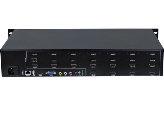 Hdmi 2x2 3x4 2x6 2x5 LCDの12台のTVの接続のためのRS232制御を用いるビデオ壁のマトリックスのコントローラー