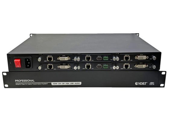 6つのHDBaseTの出力ポートが付いているHDBaseT 70のメートルExenderでの超細い4K HDMI
