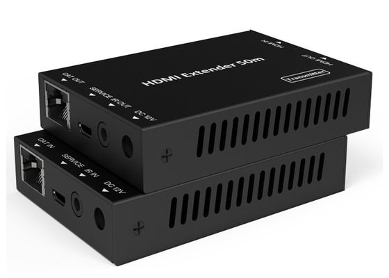 18Gbps HDのビデオ エクステンダーCATの金属のエンクロージャ上のHDMI 50メートルの