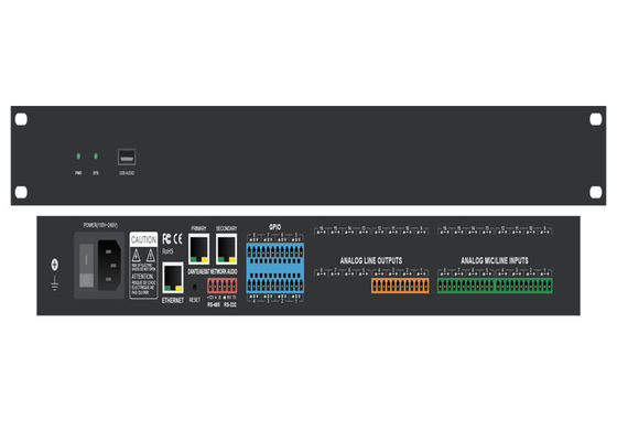 Winlink Audinate Danteのコントローラーの専門のデジタル可聴周波プロセッサ