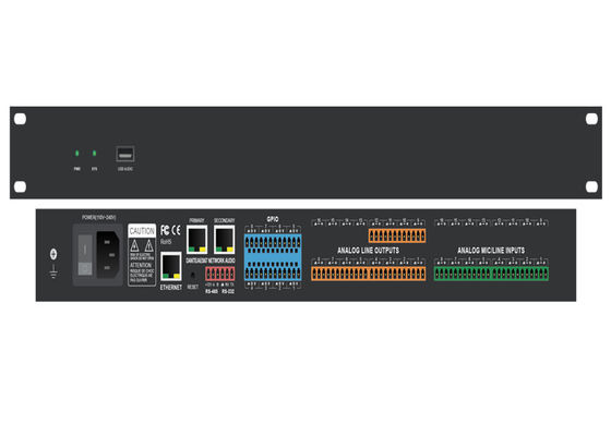 Danteの音量調節を用いるDAS DSPの可聴周波拡声器の可聴周波プロセッサ