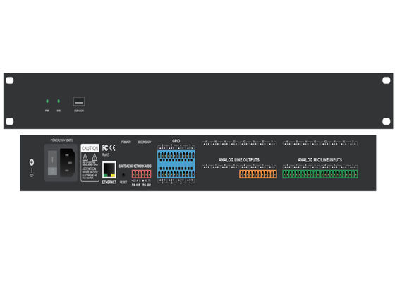12チャネルダンテオーディオコントローラ