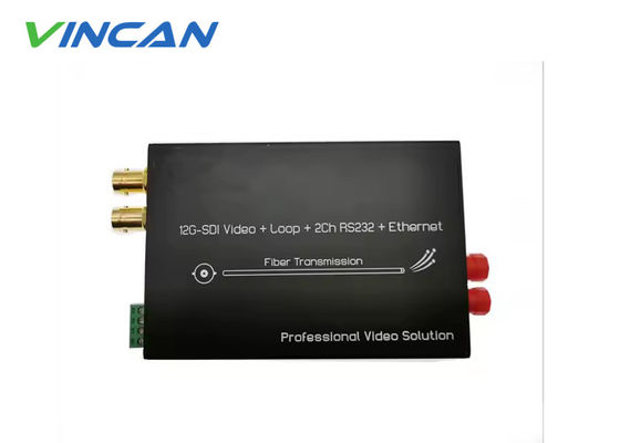 プロの12G SDI エクステンダー,リアルタイム4K,オーディオ&ファイバーによるデータ