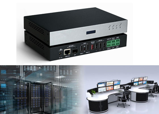 H.264 H.265 2K& 4K IP KVM HDBaseTエンコーダー Av Over Ip エンコーダー ディコーダー