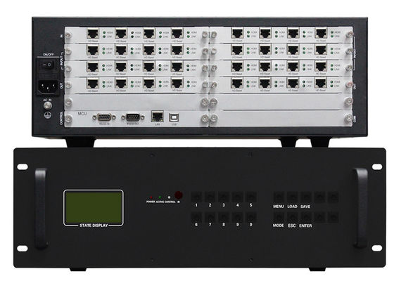 16マトリックスHDMIのHDBaseTの港2x2 3x3のhdmiのビデオ壁のコントローラーからの16で