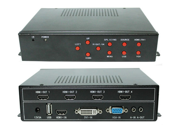 1x2 2x2デジタルHDMIの多TVの表示のためのビデオ壁のコントローラー